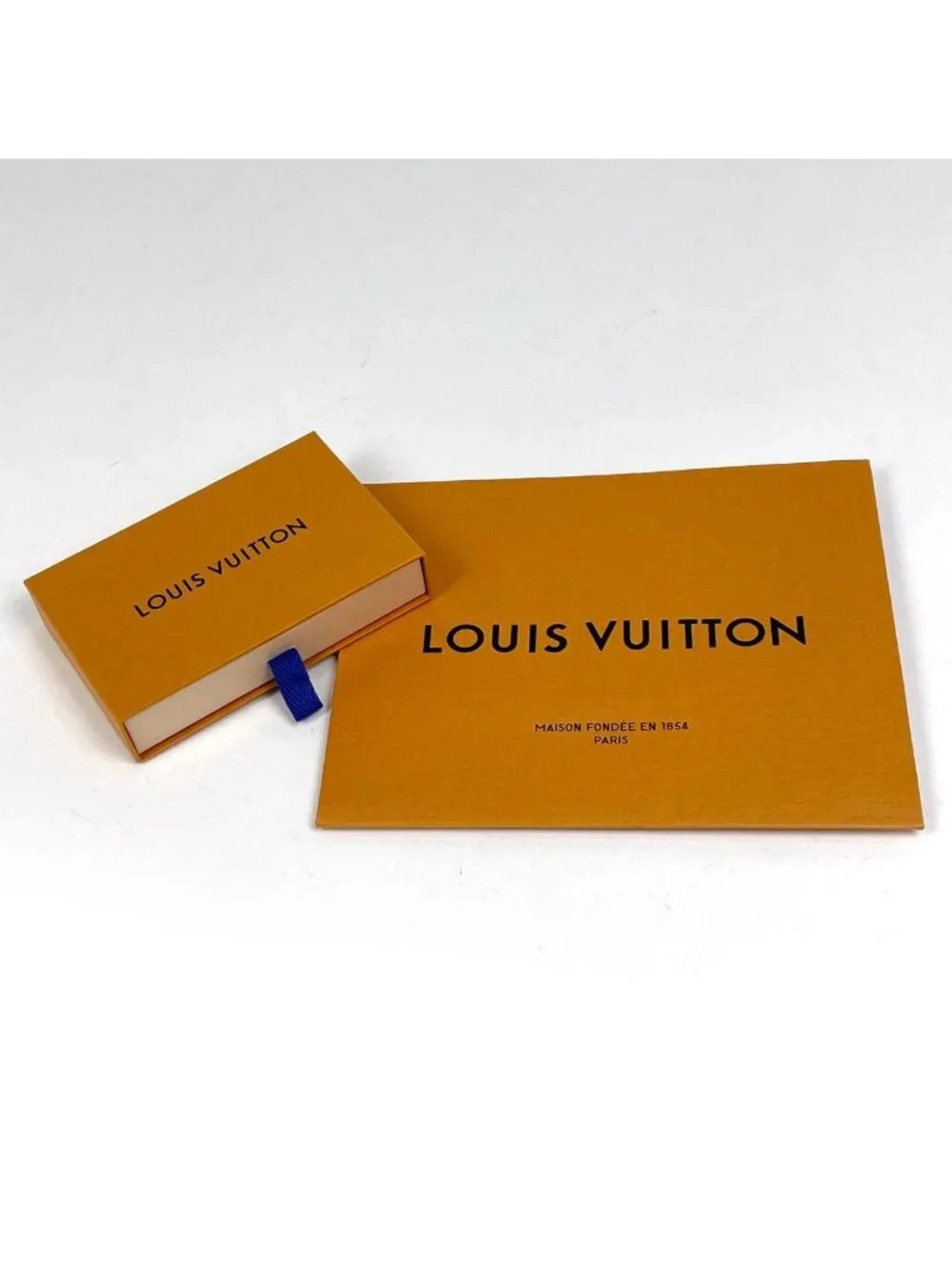 Louis Vuitton Envelope Business Card Holder Case Damier Graphite Black